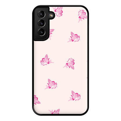 Valentine's Cupid Pattern Phone Case for Galaxy S21 Plus