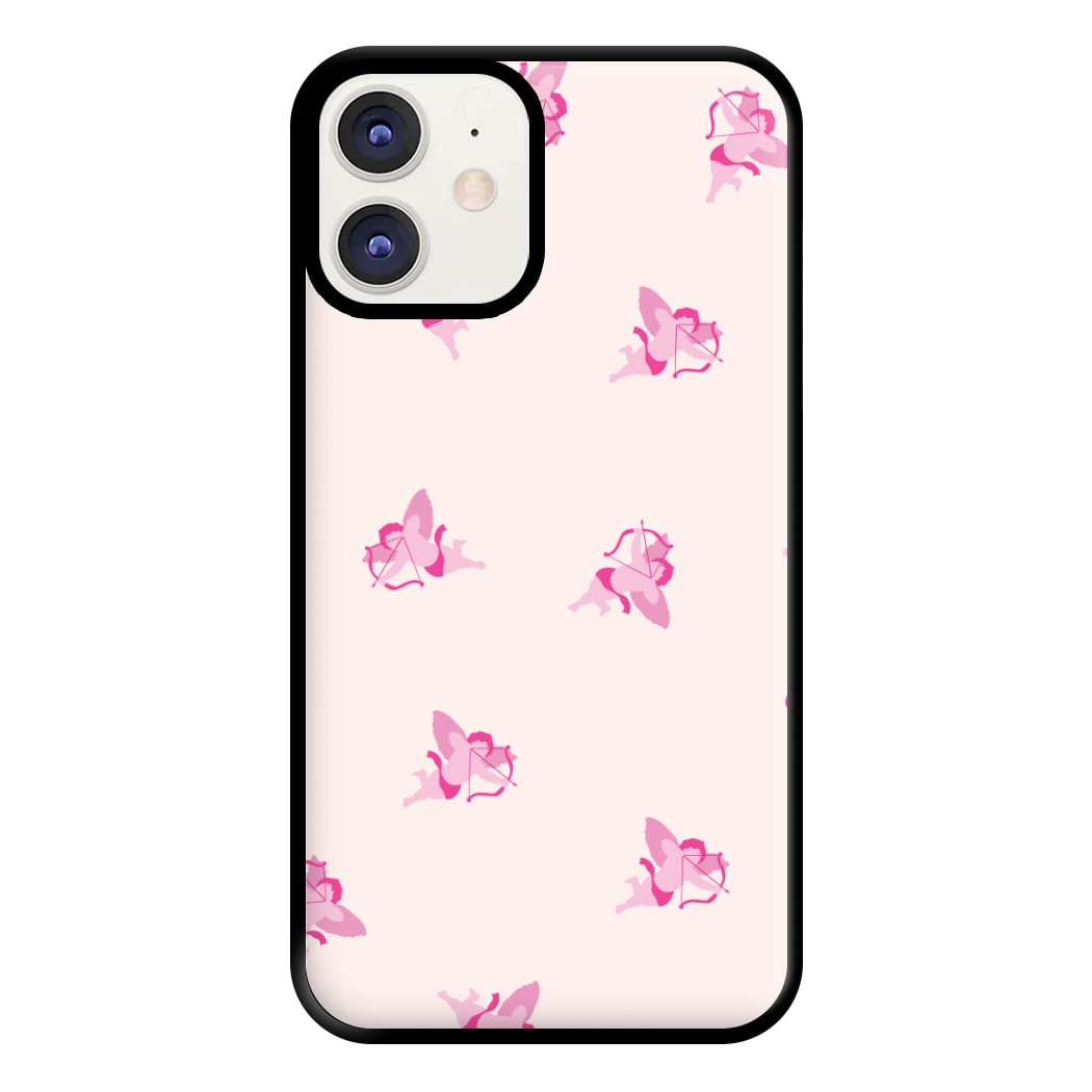 Valentine's Cupid Pattern Phone Case for iPhone 12 / 12 Pro