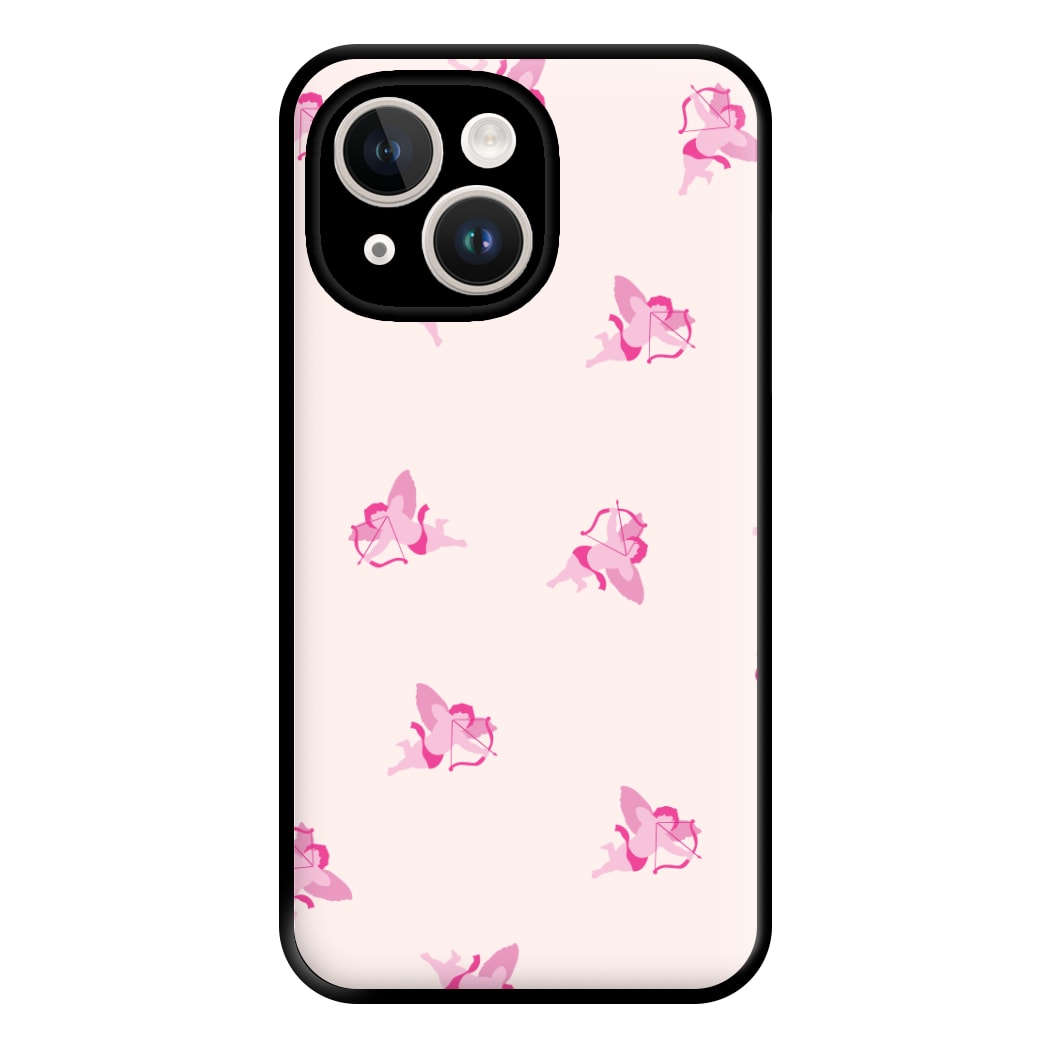 Valentine's Cupid Pattern Phone Case for iPhone 14 Plus