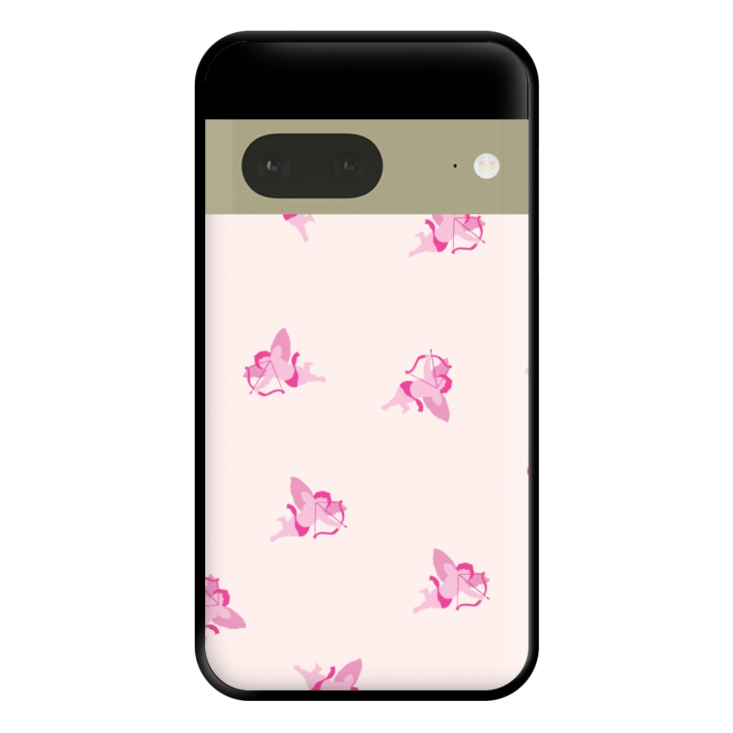 Valentine's Cupid Pattern Phone Case for Google Pixel 7a