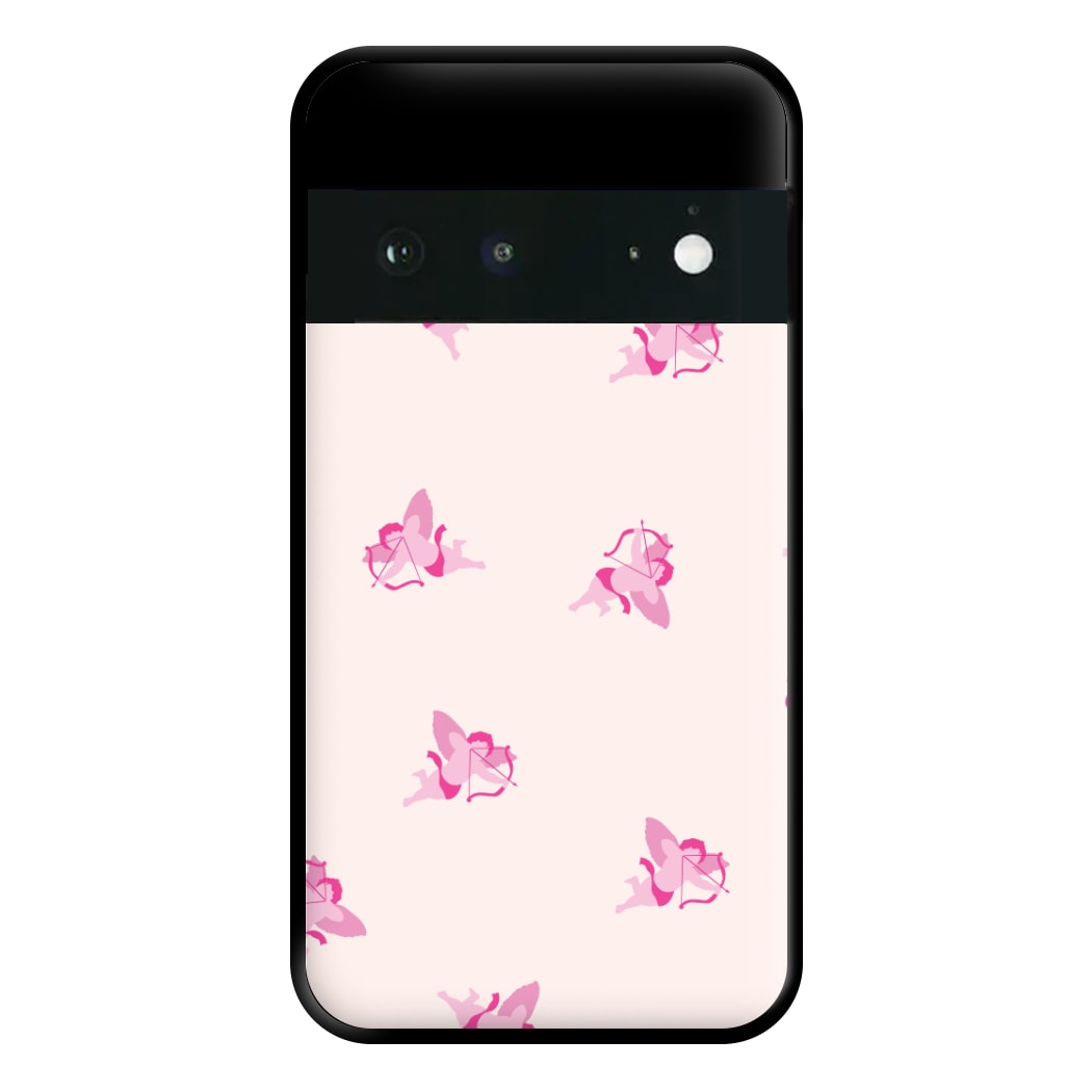 Valentine's Cupid Pattern Phone Case for Google Pixel 6a