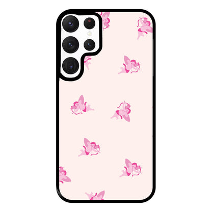 Valentine's Cupid Pattern Phone Case for Galaxy S22 Ultra