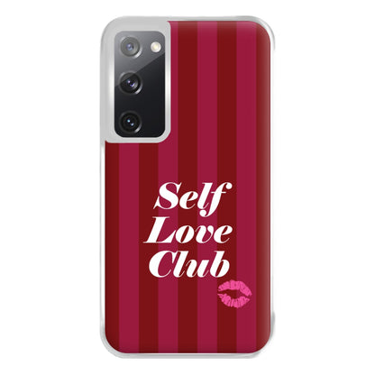 Valentine's Self Love Club Phone Case for Galaxy S20FE