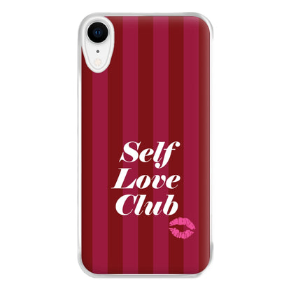 Valentine's Self Love Club Phone Case for iPhone XR