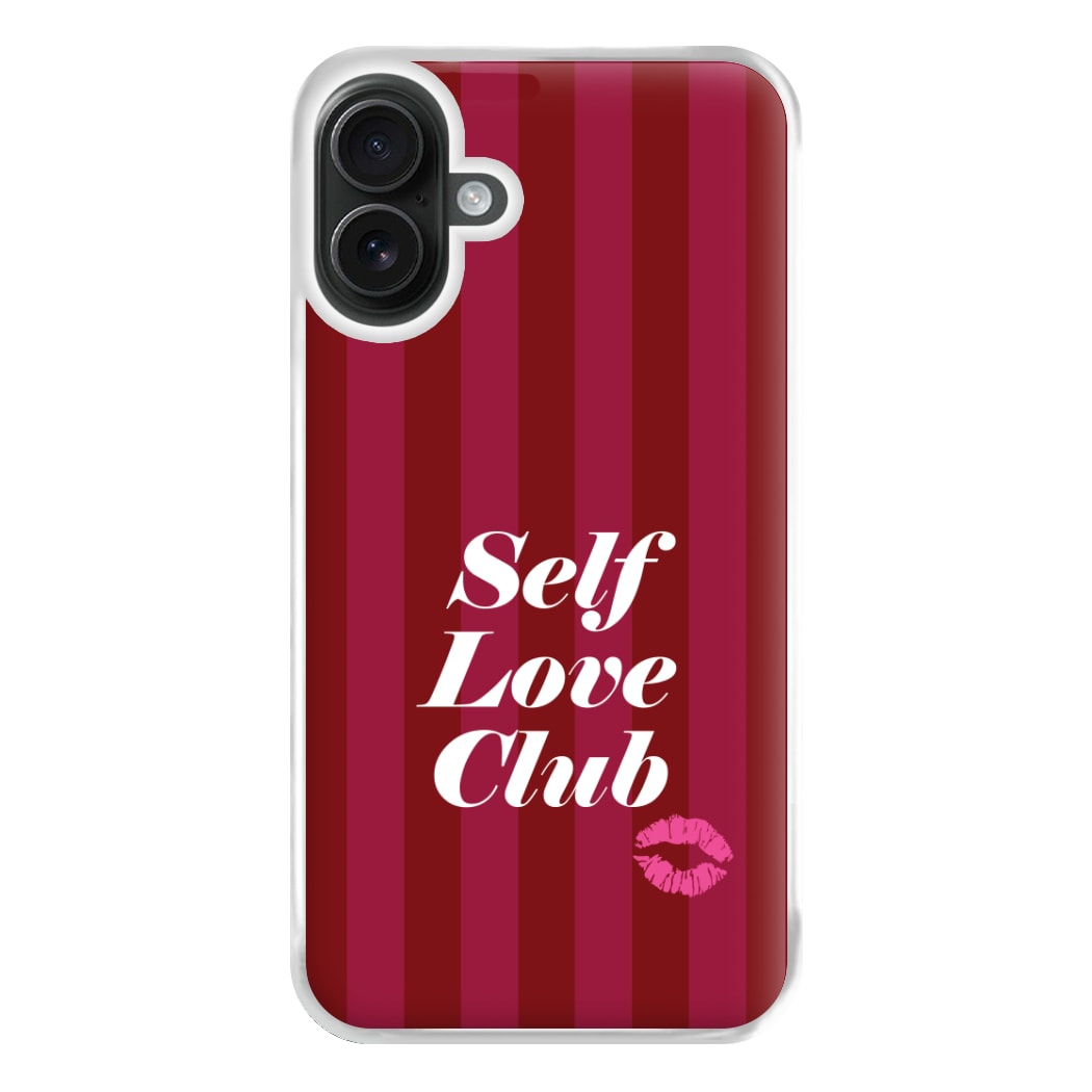 Valentine's Self Love Club Phone Case for iPhone 16 Plus