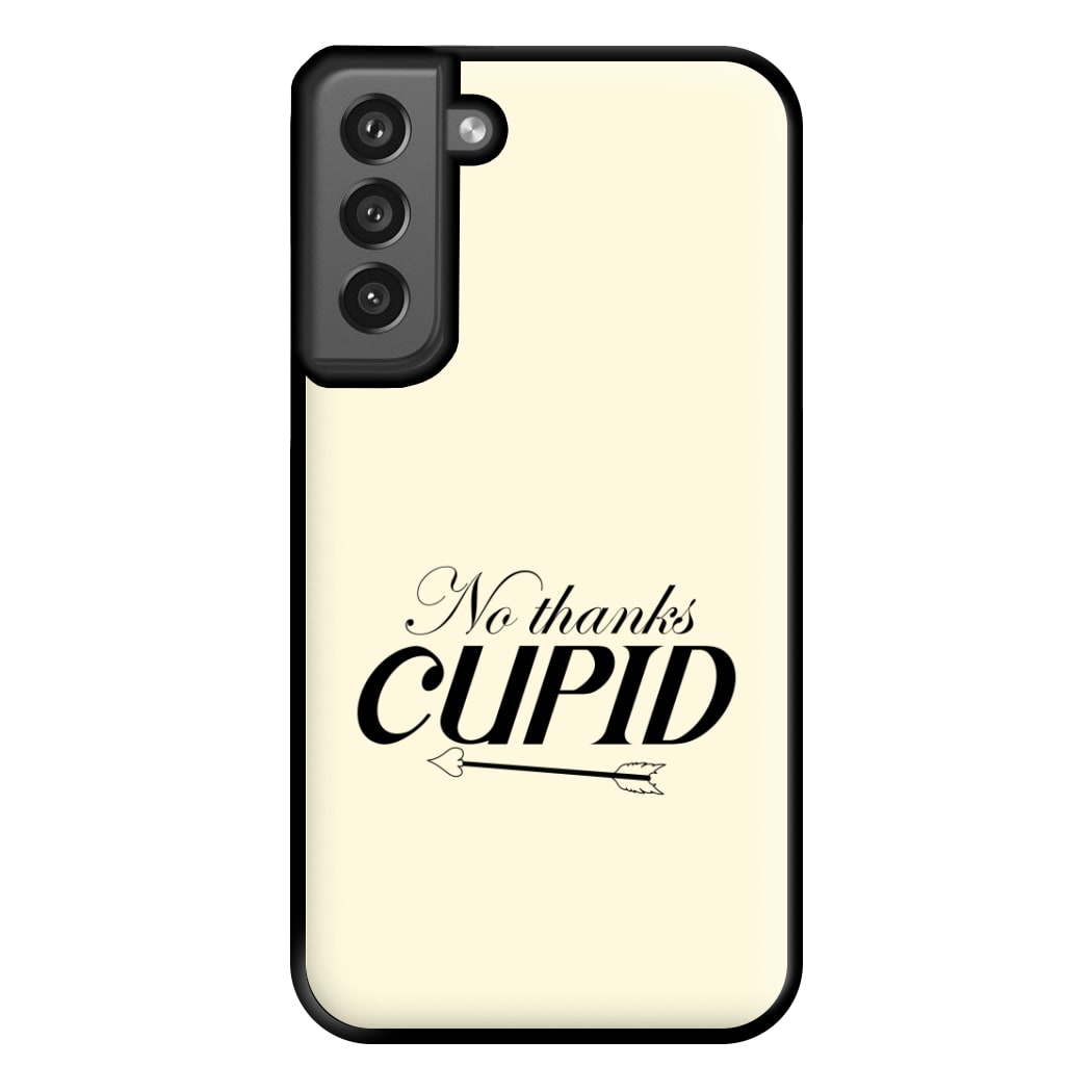 Valentine's No Thanks Cupid Phone Case for Galaxy S21FE