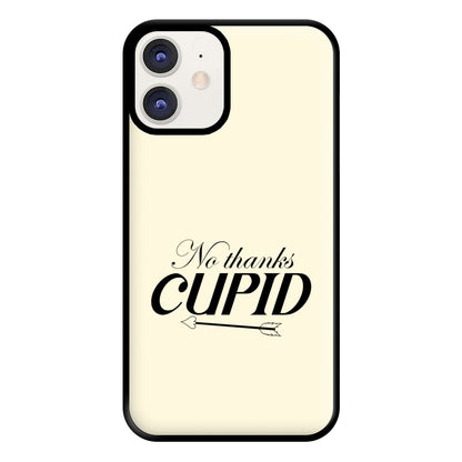 Valentine's No Thanks Cupid Phone Case for iPhone 12 / 12 Pro