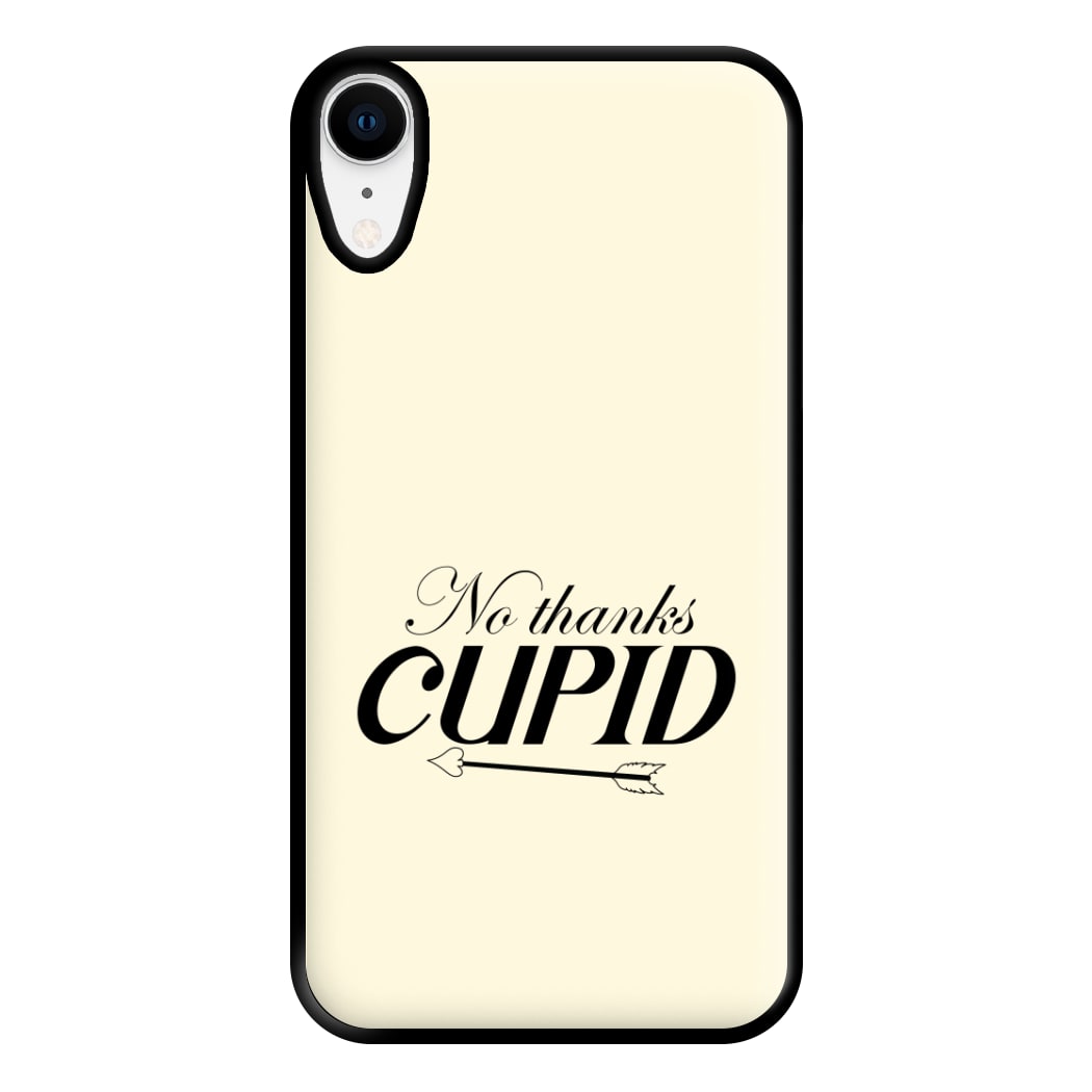 Valentine's No Thanks Cupid Phone Case for iPhone XR