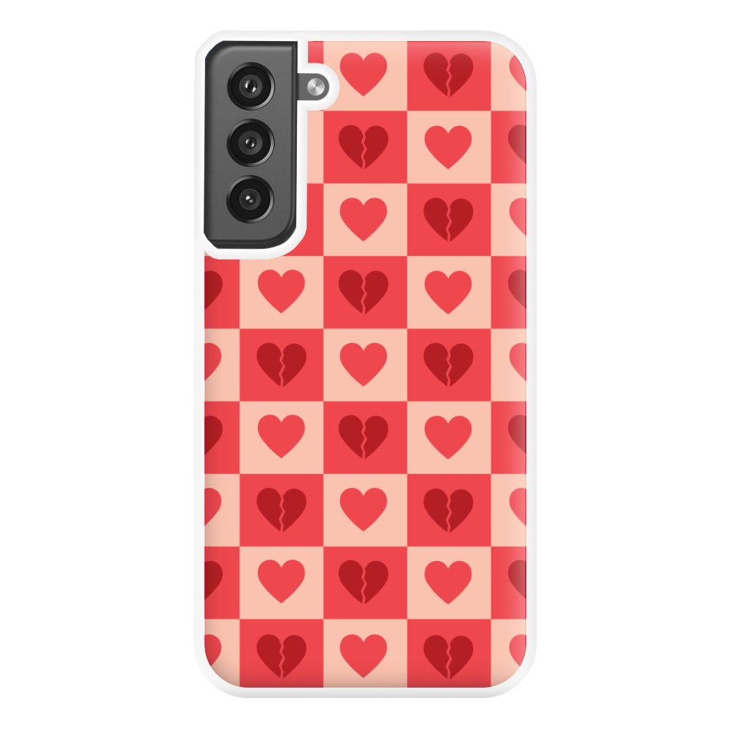 Valentine's Heart Pattern 2 Phone Case for Galaxy S21FE