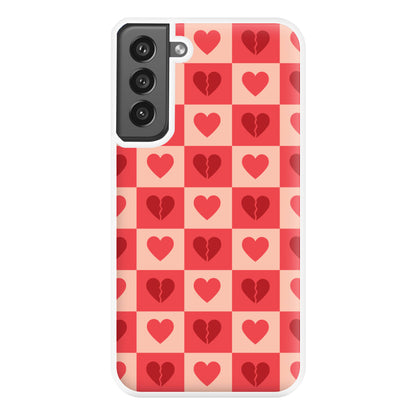 Valentine's Heart Pattern 2 Phone Case for Galaxy S21FE