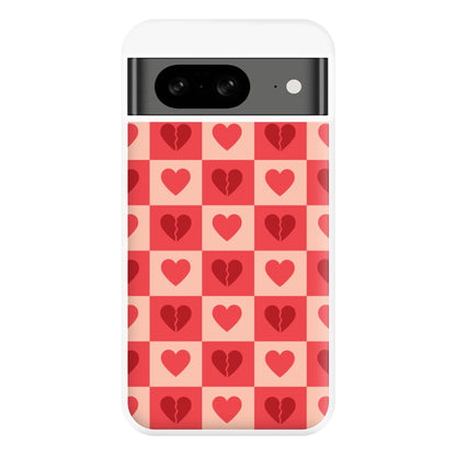 Valentine's Heart Pattern 2 Phone Case for Google Pixel 8