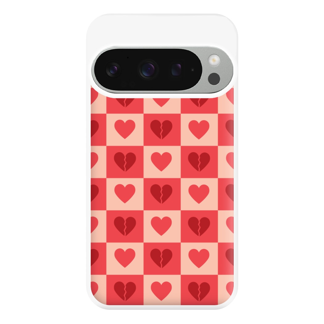 Valentine's Heart Pattern 2 Phone Case for Google Pixel 9 Pro XL