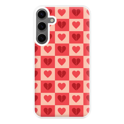 Valentine's Heart Pattern 2 Phone Case for Galaxy S24FE