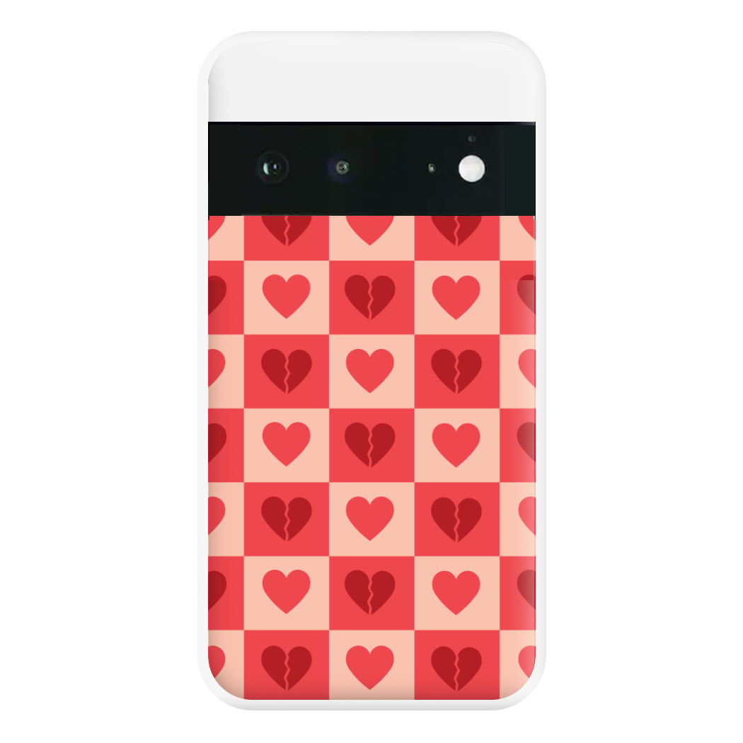 Valentine's Heart Pattern 2 Phone Case for Google Pixel 6a