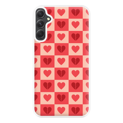 Valentine's Heart Pattern 2 Phone Case for Galaxy A14