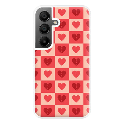 Valentine's Heart Pattern 2 Phone Case for Galaxy A55