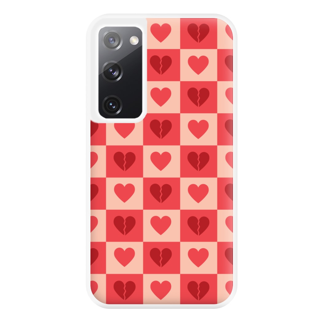 Valentine's Heart Pattern 2 Phone Case for Galaxy S20FE