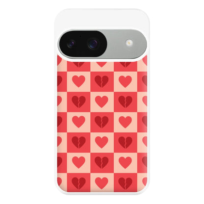 Valentine's Heart Pattern 2 Phone Case for Google Pixel 9 / 9 Pro