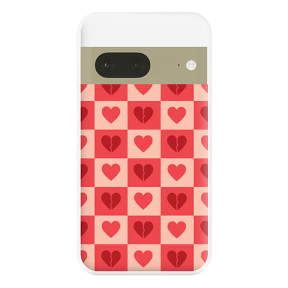 Valentine's Heart Pattern 2 Phone Case for Google Pixel 7a