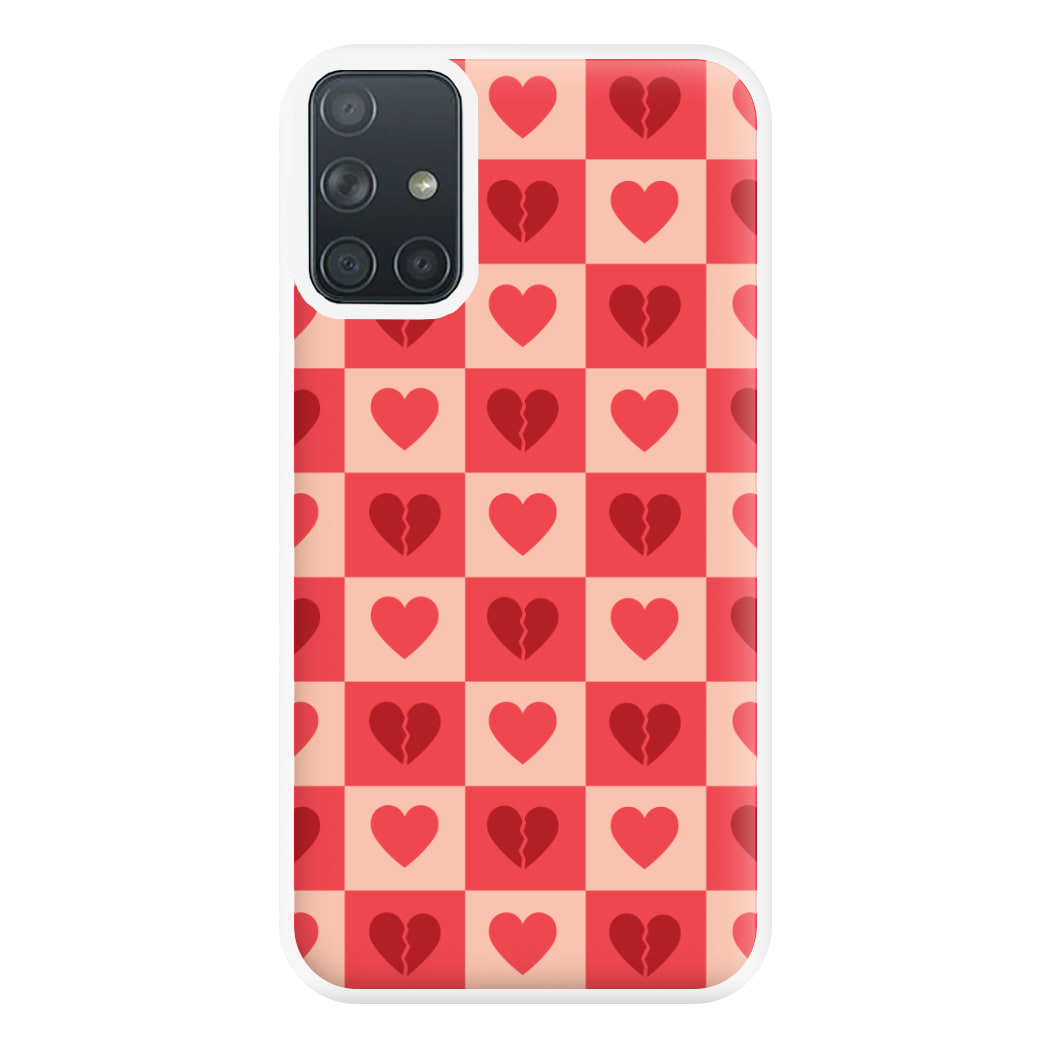 Valentine's Heart Pattern 2 Phone Case for Galaxy A71