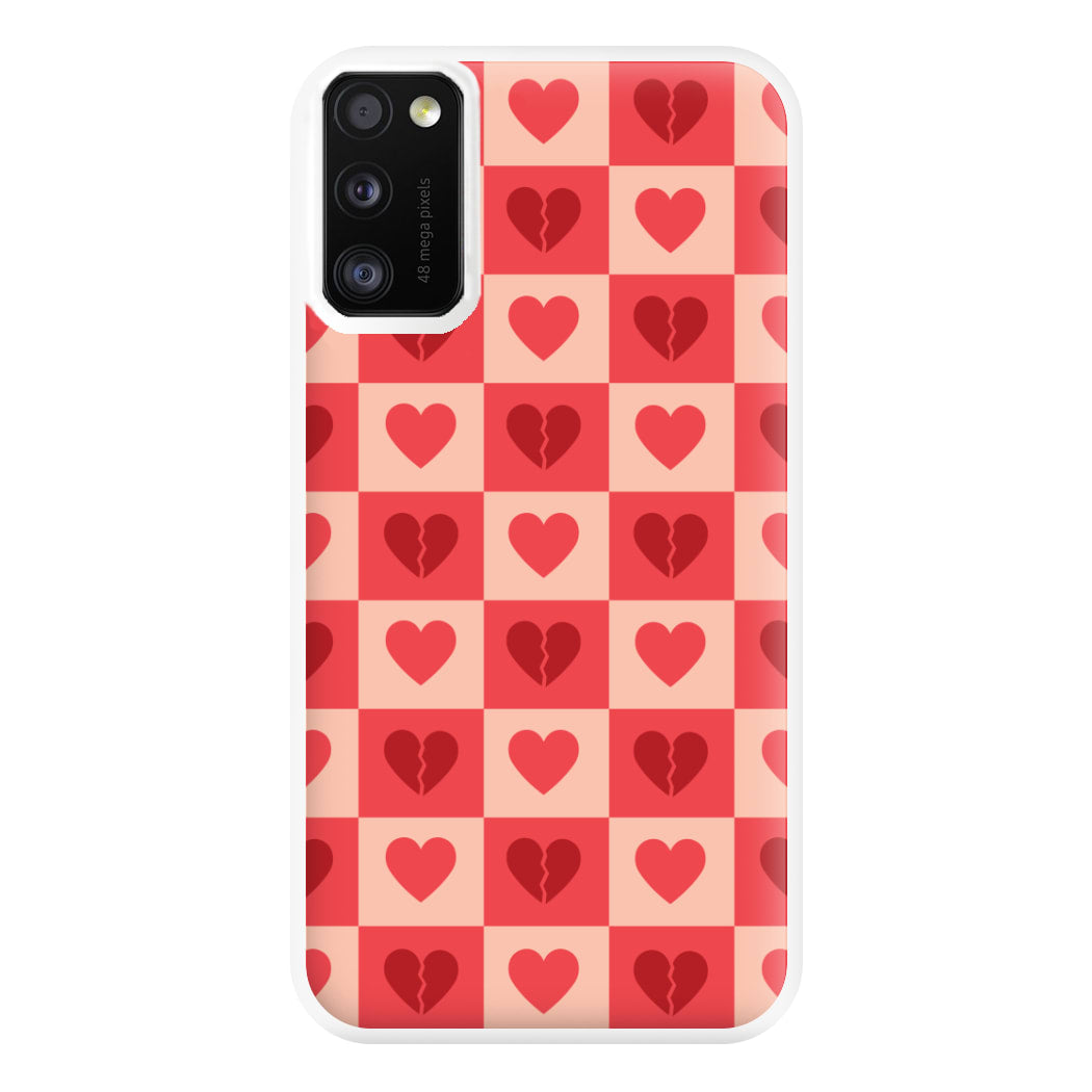 Valentine's Heart Pattern 2 Phone Case for Galaxy A41