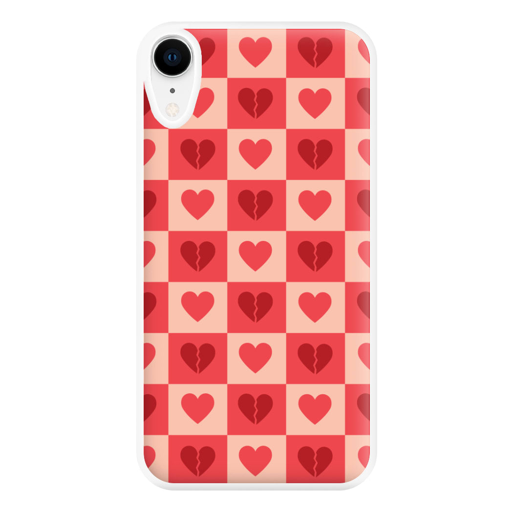 Valentine's Heart Pattern 2 Phone Case for iPhone XR