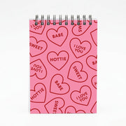 Quote Love Hearts Pattern Notebook 4