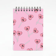 Ew Love Heart Lolipops Pattern Notebook 4