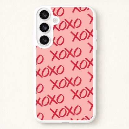 XOXO Pattern Phone Case for Galaxy S26