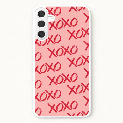 XOXO Pattern Phone Case for Galaxy A37
