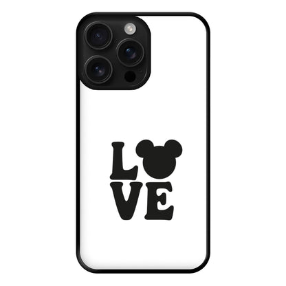 Mouse Love Valentine's Phone Case for iPhone 16 Pro Max