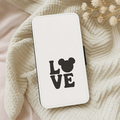 Mouse Love Valentine's Wallet Phone Case