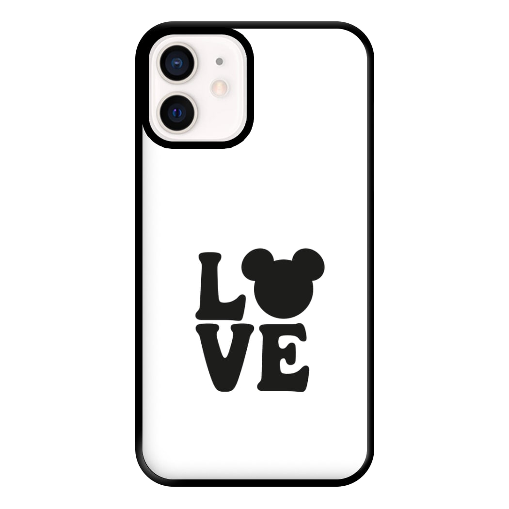 Mouse Love Valentine's Phone Case for iPhone 12 Mini