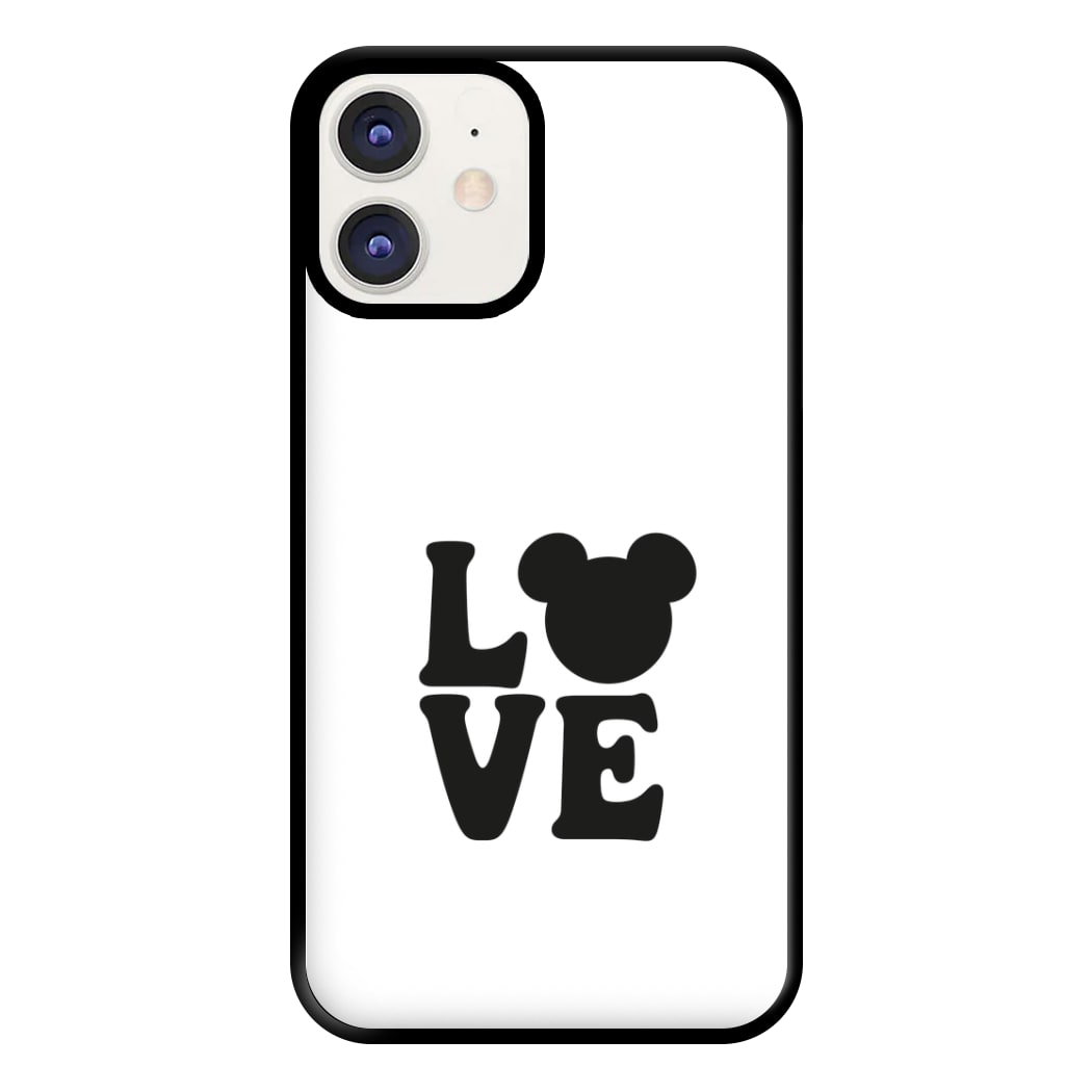 Mouse Love Valentine's Phone Case for iPhone 12 / 12 Pro