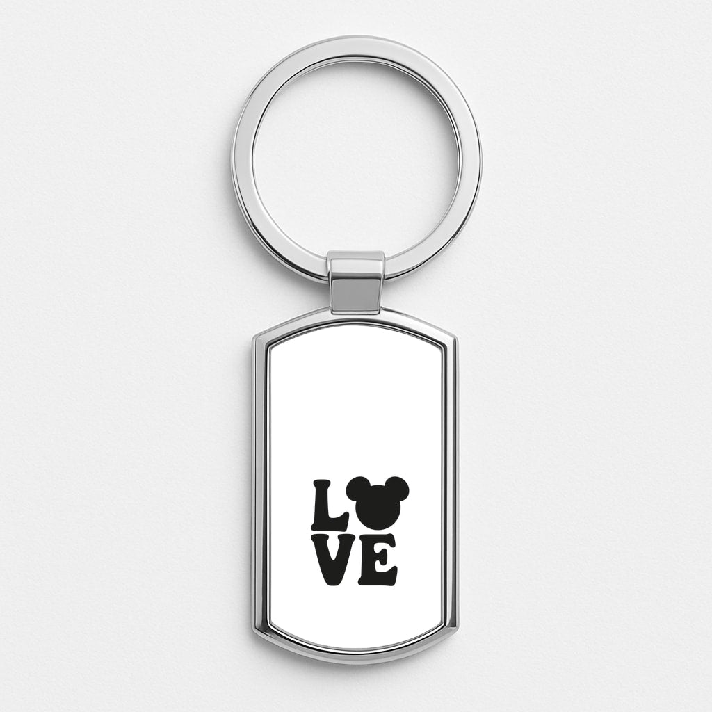 Mouse Love Valentine's Luxury Keyring