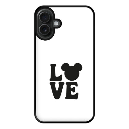 Mouse Love Valentine's Phone Case for iPhone 16 Plus