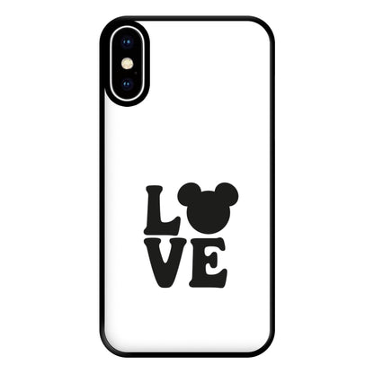 Mouse Love Valentine's Phone Case for iPhone XS Max