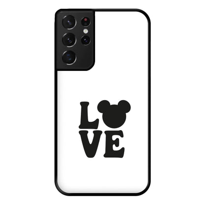 Mouse Love Valentine's Phone Case for Galaxy S21 Ultra