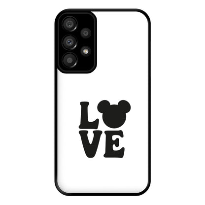 Mouse Love Valentine's Phone Case for Galaxy A33