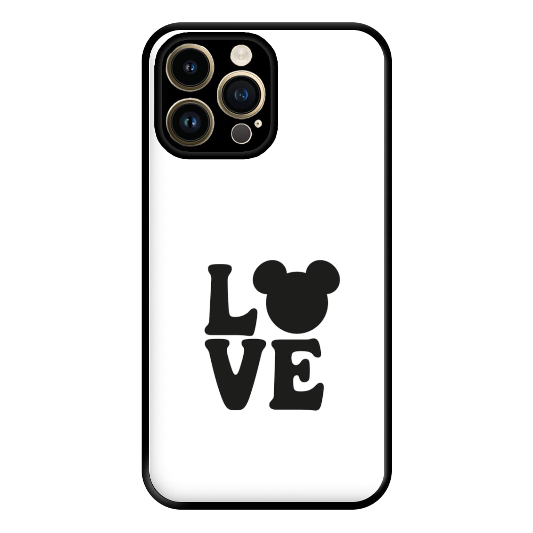 Mouse Love Valentine's Phone Case for iPhone 14 Pro Max