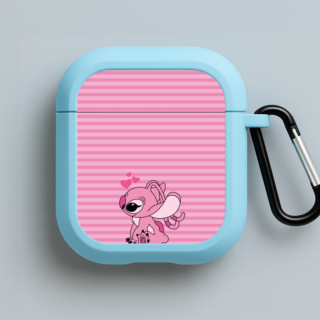 Angel Valentine's Blue AirPods Case