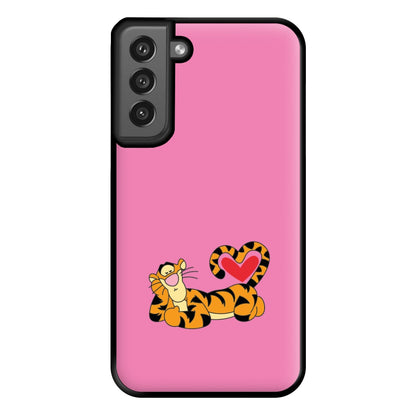 Tiger Valentine's Phone Case for Galaxy S21FE