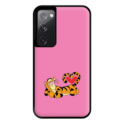 Tiger Valentine's Phone Case for Galaxy S20FE