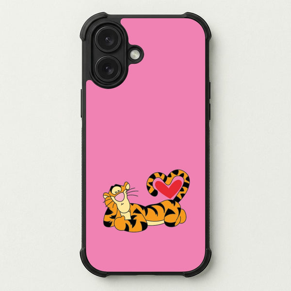 Tiger Valentine's Phone Case — Bumper case