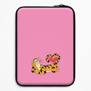 Tiger Valentine's Laptop Sleeve 1