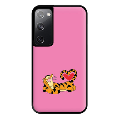 Tiger Valentine's Phone Case for Galaxy S20