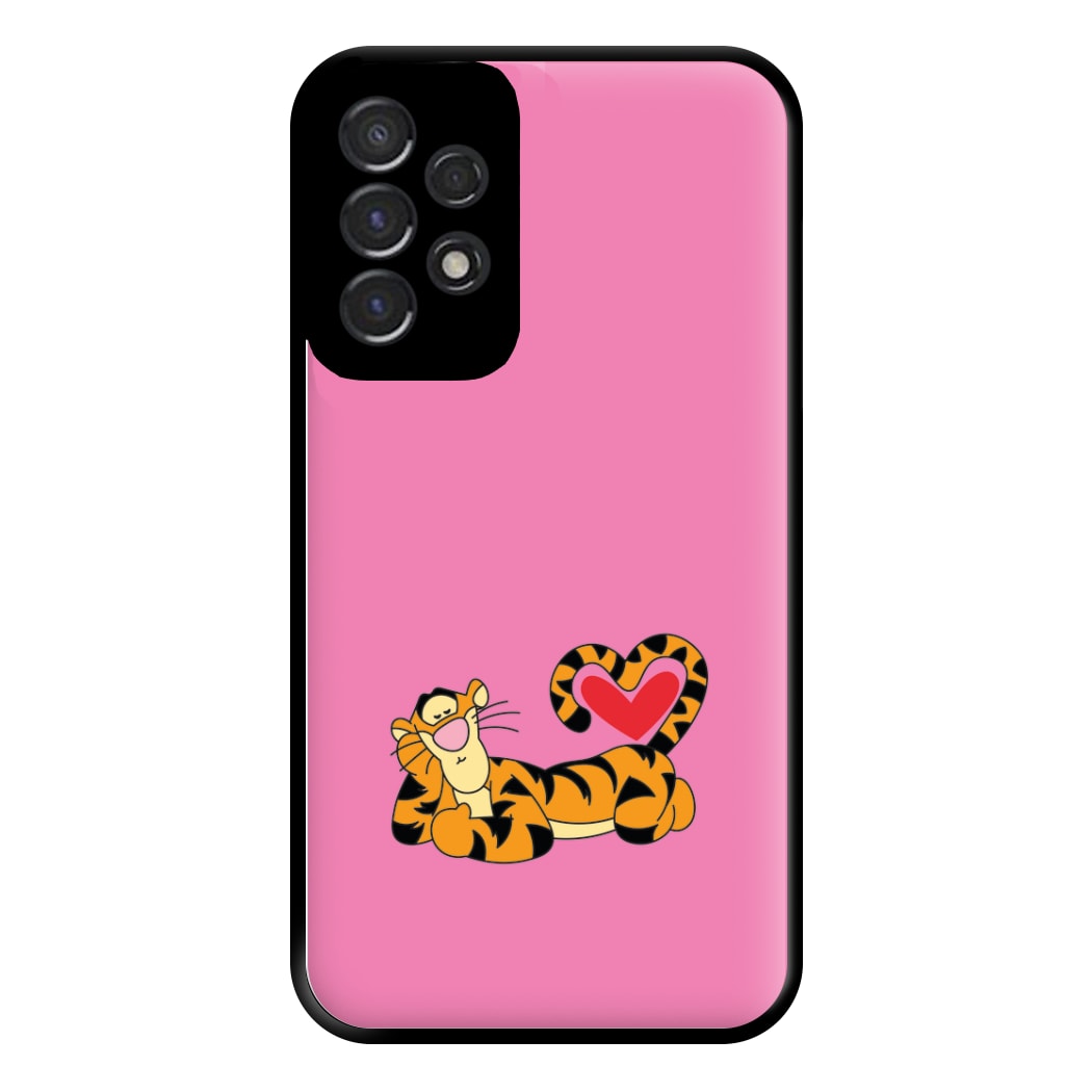 Tiger Valentine's Phone Case for Galaxy A53