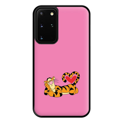 Tiger Valentine's Phone Case for Galaxy S20 Plus