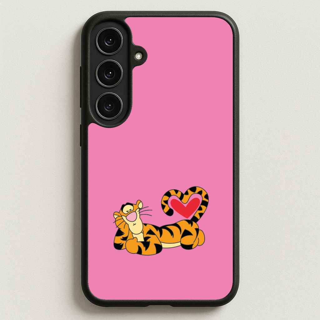 Tiger Valentine's Phone Case for Galaxy S25FE