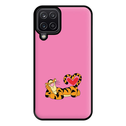 Tiger Valentine's Phone Case for Galaxy A12